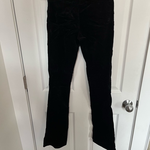 J Brand black velvet flared jeans - Picture 1 of 3
